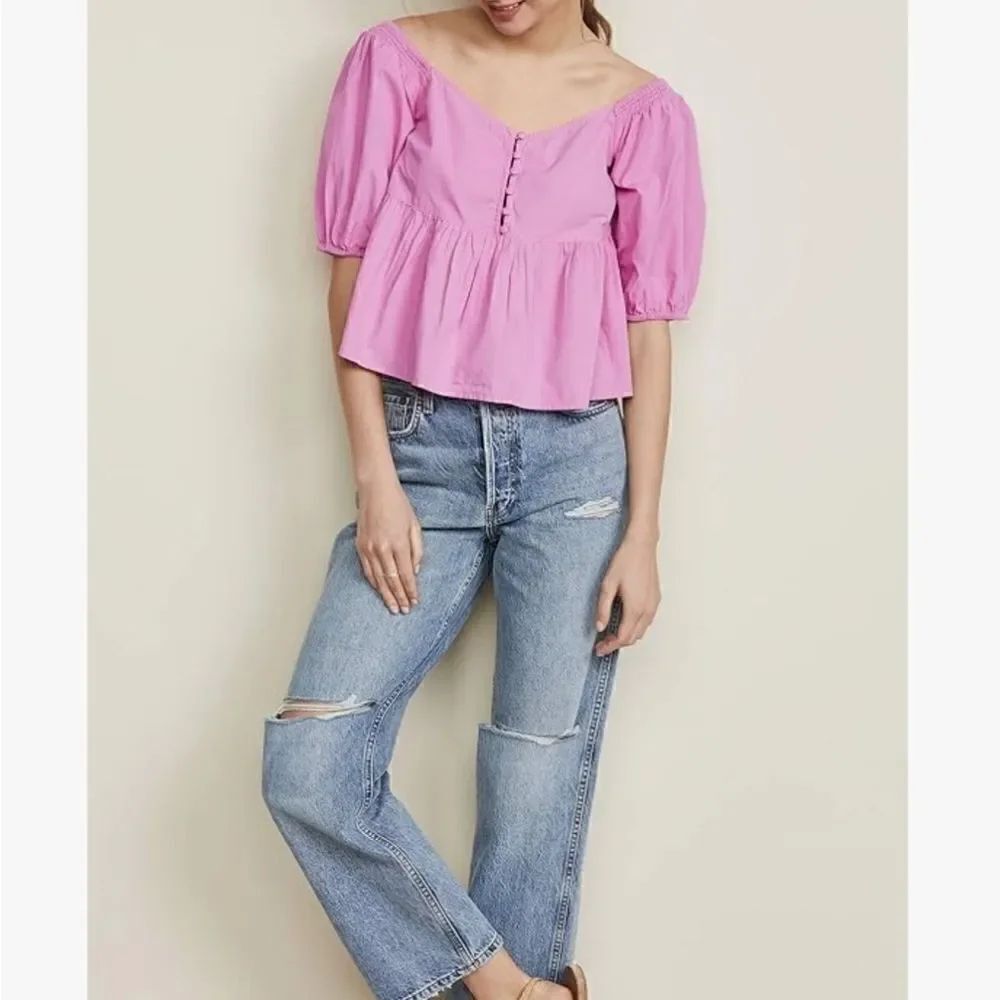 Free People veronica sweetheart top, xs